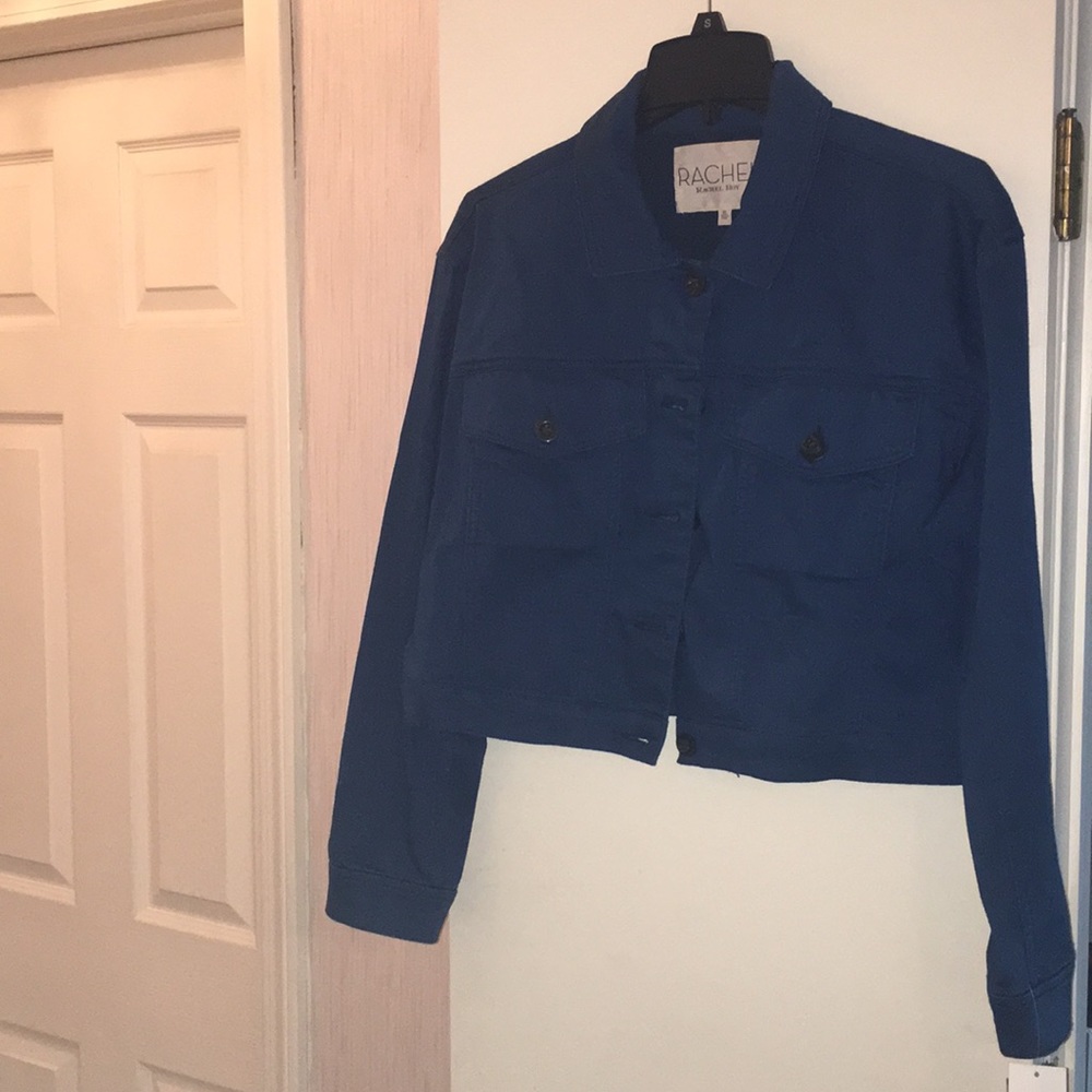 Blue short jacket